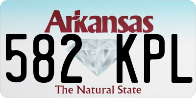 AR license plate 582KPL