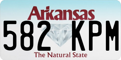 AR license plate 582KPM