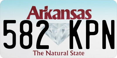 AR license plate 582KPN