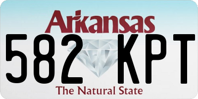 AR license plate 582KPT