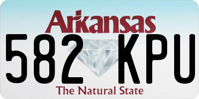 AR license plate 582KPU