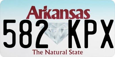 AR license plate 582KPX