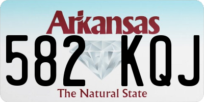 AR license plate 582KQJ