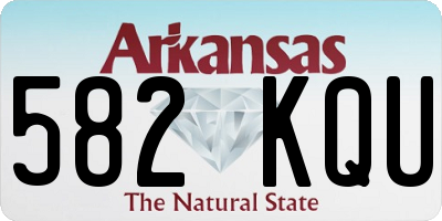 AR license plate 582KQU