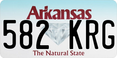 AR license plate 582KRG
