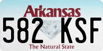 AR license plate 582KSF
