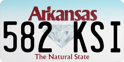 AR license plate 582KSI