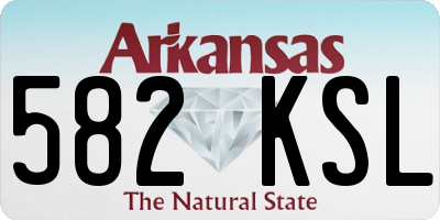 AR license plate 582KSL
