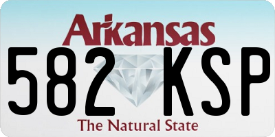 AR license plate 582KSP