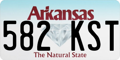 AR license plate 582KST