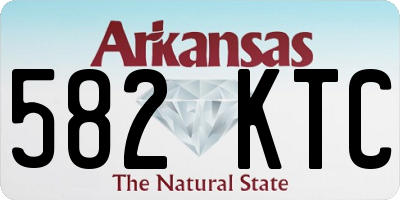 AR license plate 582KTC