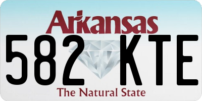 AR license plate 582KTE