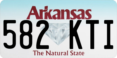 AR license plate 582KTI