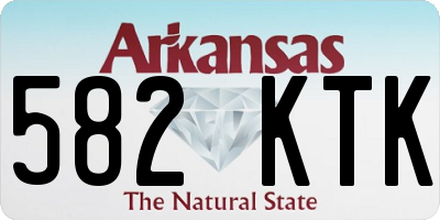 AR license plate 582KTK