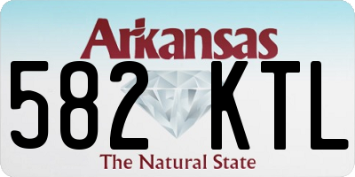 AR license plate 582KTL