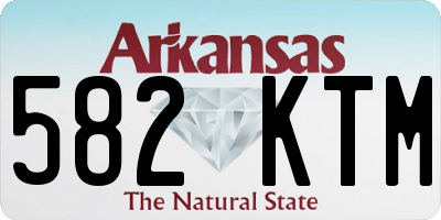 AR license plate 582KTM