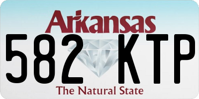 AR license plate 582KTP