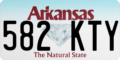 AR license plate 582KTY