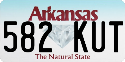 AR license plate 582KUT