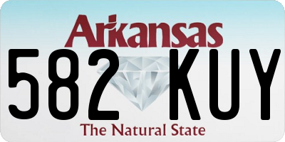 AR license plate 582KUY