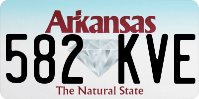 AR license plate 582KVE
