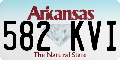 AR license plate 582KVI