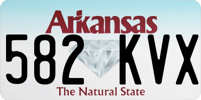AR license plate 582KVX