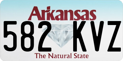 AR license plate 582KVZ