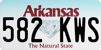 AR license plate 582KWS