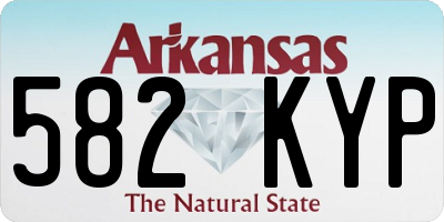 AR license plate 582KYP