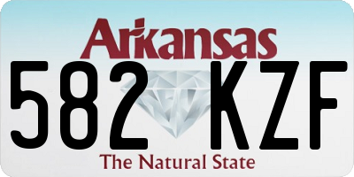 AR license plate 582KZF