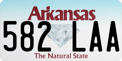 AR license plate 582LAA