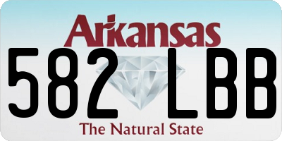 AR license plate 582LBB