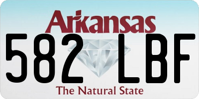 AR license plate 582LBF