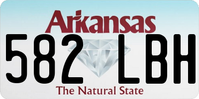 AR license plate 582LBH