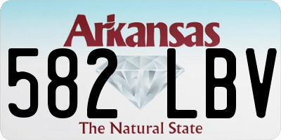 AR license plate 582LBV