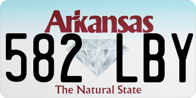AR license plate 582LBY