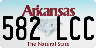 AR license plate 582LCC
