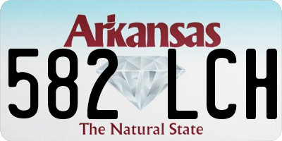 AR license plate 582LCH