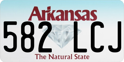 AR license plate 582LCJ
