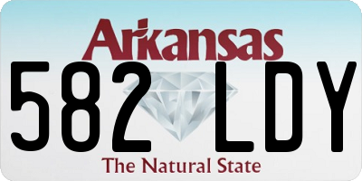 AR license plate 582LDY