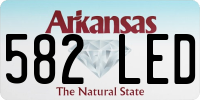 AR license plate 582LED