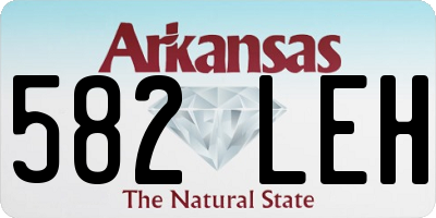 AR license plate 582LEH