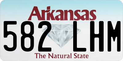 AR license plate 582LHM