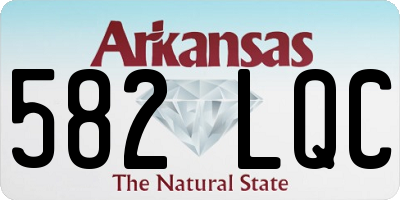 AR license plate 582LQC