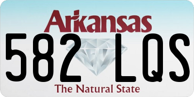 AR license plate 582LQS