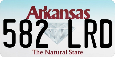 AR license plate 582LRD