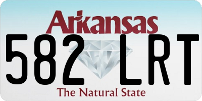 AR license plate 582LRT