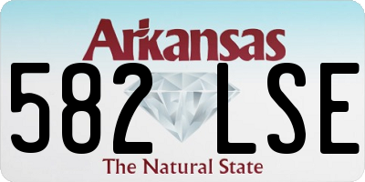 AR license plate 582LSE