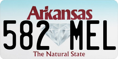 AR license plate 582MEL